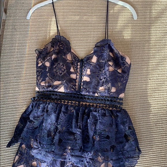 Self Portrait long 3D dress - Picture 2 of 5